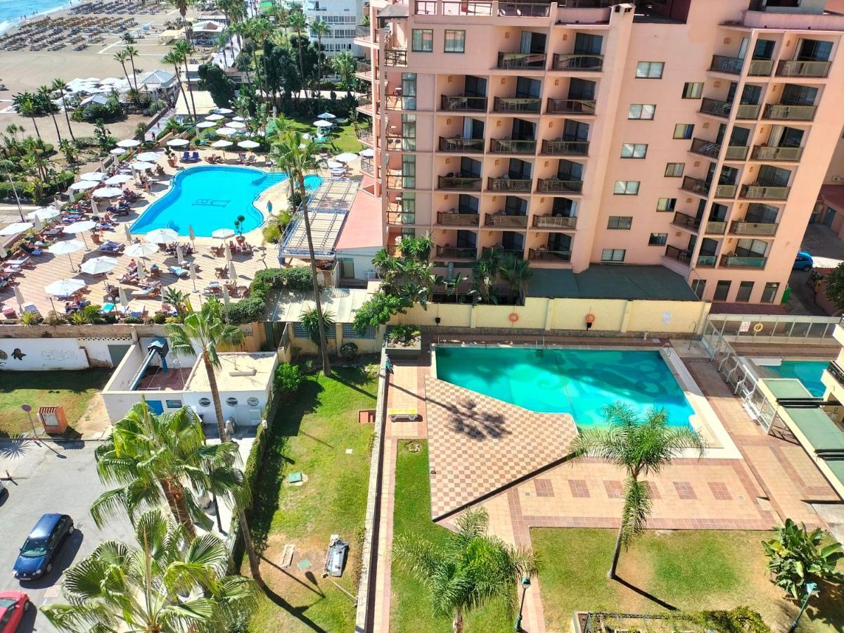 Apartamento 1ª Linea Playa Garaje Piscinas Terraza Torremolinos Dış mekan fotoğraf