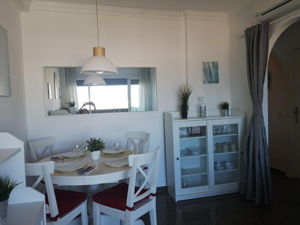 Apartamento 1ª Linea Playa Garaje Piscinas Terraza Torremolinos Dış mekan fotoğraf