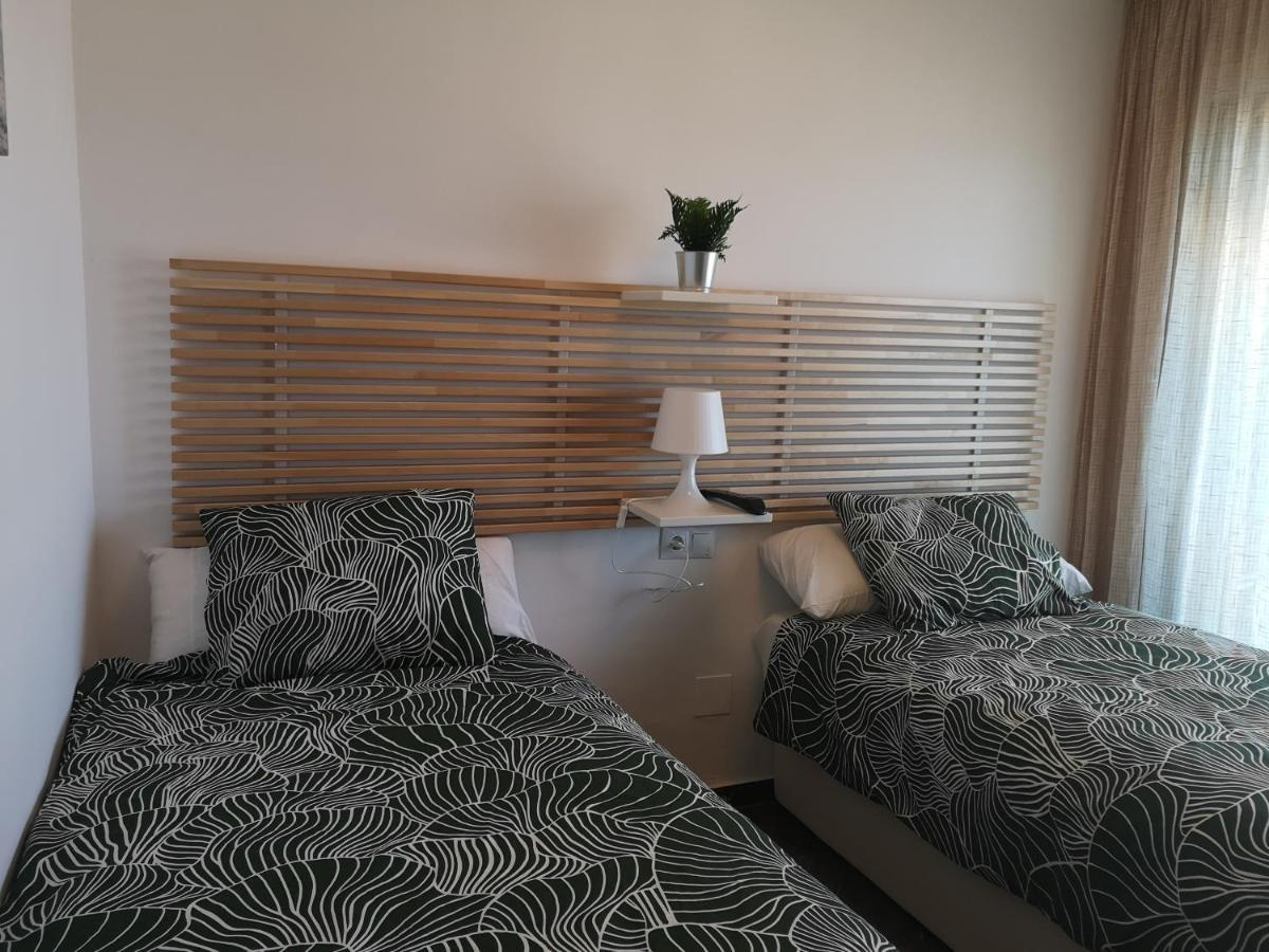 Apartamento 1ª Linea Playa Garaje Piscinas Terraza Torremolinos Dış mekan fotoğraf